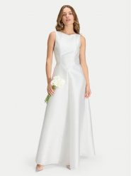 Swing Sukienka wieczorowa 5AJ16000 Biały Regular Fit. Białe sukienki damskie Swing, bez wzorów, z syntetyku, wizytowe, bez kołnierzyka, bez ramiączek. Za 1,249.00 zł.