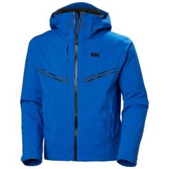 Kurtka narciarska Helly Hansen Alpha Infinity. Niebieskie kurtki sportowe męskie Helly Hansen, m, bez wzorów, z elastanu, bez kaptura, narciarskie, primaloft. Za 2,396.00 zł.