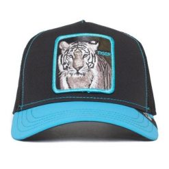 Czapka Goorin Bros Streak Czarny Niebieski. Czarne czapki męskie Goorin Bros, bez wzorów. Za 232.65 zł.