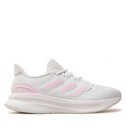 Buty do biegania adidas. Białe obuwie sportowe damskie Adidas, bez wzorów, bez zapięcia, do biegania. Za 239.99 zł.