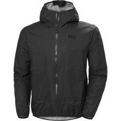 Kurtka wodoodporna z kapturem Helly Hansen Verglas 2.5L Fastpack. Czarne kurtki męskie Helly Hansen, na lato, l, bez wzorów, z dzianiny, z kapturem. Za 979.50 zł.