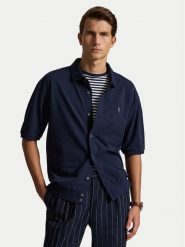Polo Ralph Lauren Koszula 710B18514003 Granatowy Regular Fit. Niebieskie koszule męskie Polo Ralph Lauren, l, bez wzorów, z bawełny, bez kołnierzyka, bez ramiączek. Za 689.99 zł.