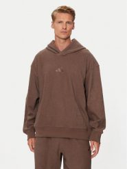 Adidas Bluza Elevated ALL SZN Terry Loop IY6578 Brązowy Loose Fit. Brązowe bluzy męskie Adidas, l, bez wzorów, z bawełny, bez ramiączek, bez kaptura. Za 239.99 zł.