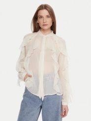 ONLY Koszula Taryn 15360696 Beżowy Regular Fit. Brązowe koszule damskie ONLY, m, bez wzorów, z syntetyku, bez kołnierzyka, bez ramiączek. Za 149.99 zł.