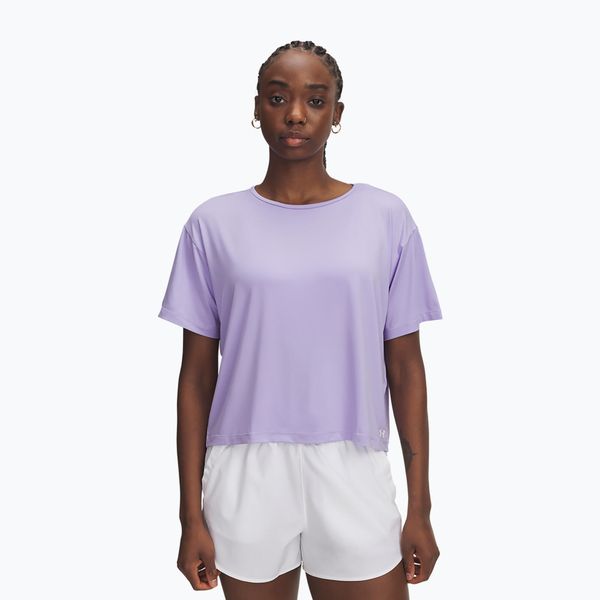 Koszulka Under Armour Tech Vent. Fioletowe bluzki damskie Under Armour, bez wzorów, sportowe, bez kołnierzyka, bez ramiączek. Za 129.99 zł.