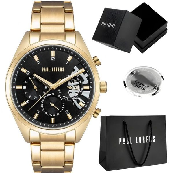 Zegarek męski Paul Lorens SALADO-PROF Z GRAWEREM. Zegarki męskie Paul Lorens, bez wzorów. Za 239.00 zł.