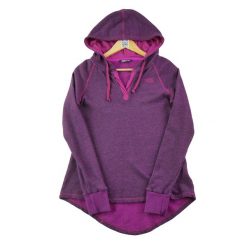 Second life - Kobiecy polarowy sweter TNF Purple - Stan bardzo dobry. Fioletowe swetry nierozpinane damskie The North Face, bez wzorów, z polaru, sportowe, bez kołnierzyka, bez ramiączek. Za 114.17 zł.