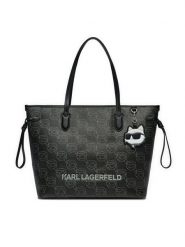 KARL LAGERFELD Torebka A1W30389 Czarny. Czarne shopperki damskie KARL LAGERFELD, bez wzorów, ze skóry, bez dodatków. Za 589.99 zł.