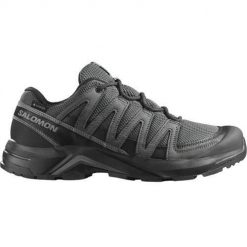 Buty trekkingowe męskie Salomon X-adventure Reckon Gtx. Zielone buty zimowe męskie Salomon, bez wzorów, z materiału, bez obcasa, bez zapięcia. Za 569.00 zł.