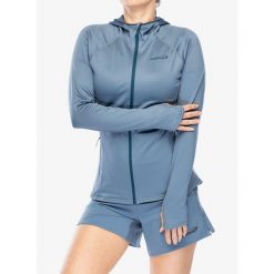 Bluza rozpinana damska Inov-8 Venturelite Mid Hoodie FZ. Niebieskie bluzy damskie Inov-8, xs, bez wzorów, bez ramiączek, bez kaptura. Za 492.99 zł.