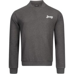 Stylowa Męska Bluza Bomber Jeep® z Bawełny - Rozmiar L. Bluzy sportowe męskie Jeep, l, bez wzorów, z bawełny, bez kaptura. Za 98.07 zł.