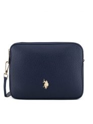 U.S. Polo Assn. Torebka BEUXT6393WVP Granatowy. Niebieskie listonoszki damskie U.S. Polo Assn., bez wzorów, z tworzywa sztucznego, bez dodatków. Za 167.99 zł.
