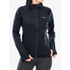 Bluza polarowa damska Columbia Triple Canyon Grid Fleece Full Zip. Czarne bluzy damskie Columbia, xs, bez wzorów, z polaru, sportowe, bez ramiączek, bez kaptura. Za 282.99 zł.