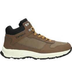 Buty turystyczne męskie Campus Norden High. Brązowe buty zimowe męskie Campus, bez wzorów, bez obcasa, bez zapięcia. Za 279.99 zł.