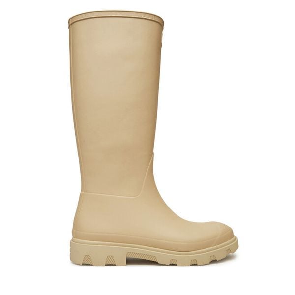 Kalosze Hunter. Brązowe kalosze damskie Hunter, bez wzorów, bez zapięcia. Za 229.99 zł.