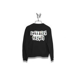 Bluza Światełka Stranger Thing Damska. Czarne bluzy damskie Failfake, s, bez wzorów, bez ramiączek, bez kaptura. Za 160.00 zł.