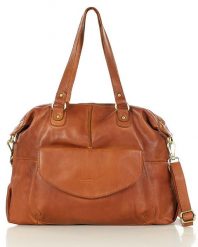 Shopper bag torebka skórzana A4 do pracy - MARCO MAZZINI brąz camel. Brązowe shopperki damskie bez wzorów, ze skóry, bez dodatków. Za 372.99 zł.