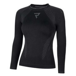 Koszulka Termoaktywna Damska Elarit Base Layer Top. Czarne topy damskie ELBRUS, bez wzorów, sportowe, bez kołnierzyka, bez ramiączek. Za 304.99 zł.