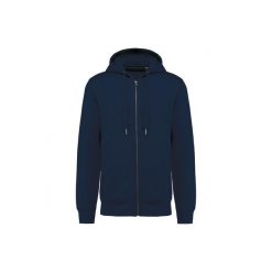 Ekologiczna rozpinana bluza z kapturem Kariban French Terry. Niebieskie bluzy damskie KARIBAN, xl, bez wzorów, z bawełny, bez ramiączek, z kapturem. Za 259.00 zł.