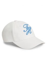 Tommy Hilfiger Czapka z daszkiem Logo Embroidery Baseball Cap AW0AW18338 Biały. Białe czapki damskie Tommy Hilfiger, bez wzorów, z bawełny. Za 177.99 zł.