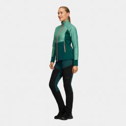 Kurtka damska hybrydowa Alpinus Tofana oliwkowa Pro. Zielone kurtki sportowe damskie Alpinus, s, bez wzorów, bez ramiączek, bez kaptura, trekkingowe. Za 289.00 zł.