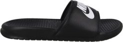 Nike Klapki męskie Benassi JDI czarne r. 42.5 (343880-090). Czarne klapki męskie Nike, bez wzorów, bez zapięcia. Za 119.99 zł.