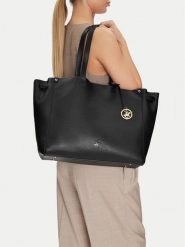 Beverly Hills Polo Club Torebka CEO-BHPC-S-005-07 Czarny. Czarne shopperki damskie Beverly Hills Polo Club, bez wzorów, z materiału, bez dodatków. Za 299.99 zł.