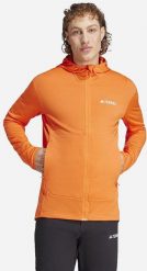 Bluza trekkingowa adidas TERREX Xperior Light Fleece Hooded Jacket - semi impact orange. Pomarańczowe bluzy męskie Adidas, m, bez wzorów, bez kaptura. Za 392.84 zł.