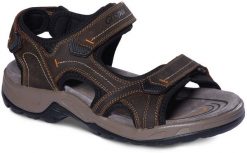 Grisport sandały męskie GR-25-01-9026M BROWN 46. Brązowe sandały męskie Grisport, bez wzorów, sportowe, bez zapięcia. Za 302.57 zł.