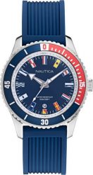 Zegarek Nautica Zegarek męski Nautica NAPPBS020 niebieski. Niebieskie zegarki męskie Nautica, bez wzorów. Za 419.00 zł.