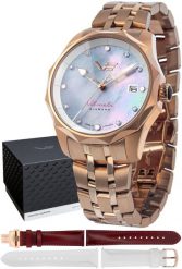 Zegarek damski Vostok Europe VS42-125B754B różowe złoto. Czerwone zegarki damskie Vostok Europe, złote. Za 2,790.00 zł.