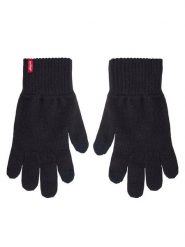 Levi's® Rękawiczki Męskie 222283-11-17 Granatowy. Niebieskie rękawiczki męskie bez wzorów, z dzianiny. Za 99.99 zł.