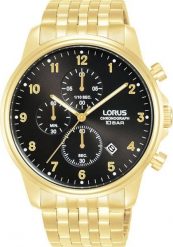 Zegarek Lorus Zegarek męski Lorus RM340JX9 złoty. Żółte zegarki męskie Lorus, bez wzorów, złote. Za 499.00 zł.