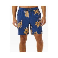 Boardshorty RIP CURL Aloha Hotel Volley granatowy. Niebieskie szorty męskie Rip Curl, bez wzorów, eleganckie. Za 240.00 zł.