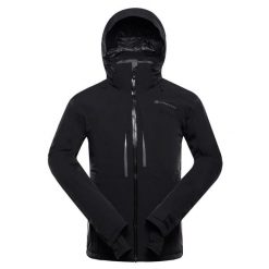 Kurtka męska narciarska 20.000 Alpine Pro Reas 2. Czarne kurtki sportowe męskie Alpine Pro, na zimę, m, bez wzorów, bez kaptura, narciarskie. W wyprzedaży za 1,449.00 zł.