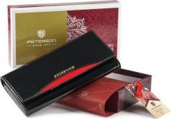 Peterson Duży skórzany portfel damski z portmonetką na bigiel Peterson NoSize. Portfele damskie Peterson. Za 220.27 zł.