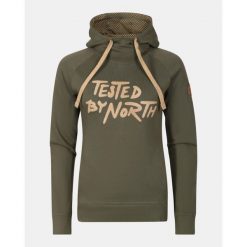 Damska bawełniana bluza z kapturem Kilpi NEA-W. Zielone bluzy damskie Kilpi, bez wzorów, z bawełny, sportowe, bez ramiączek, z kapturem. Za 318.77 zł.