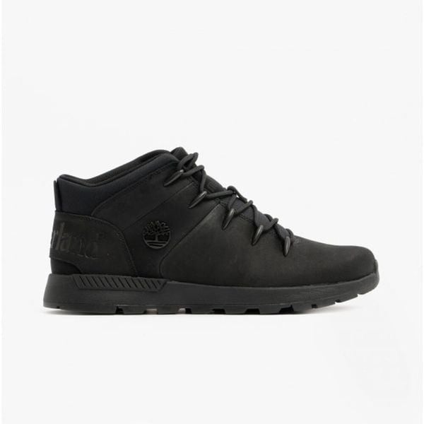 Buty trekkingowe męskie Timberland Euro Sprint Trekker. Czarne buty zimowe męskie Timberland, bez wzorów, z materiału, bez obcasa, bez zapięcia. Za 599.00 zł.