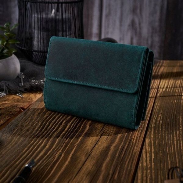 Zestaw prezentowy ZUP-57-GR saszetka nerka damska T-36-GR portfel damski skórzany T-33-GR. Portfele damskie Paolo Peruzzi. Za 308.71 zł.