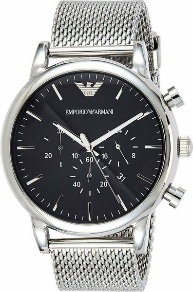 Zegarek Emporio Armani Zegarek Męski Armani AR1808 ( 46 mm). Zegarki męskie Emporio Armani, bez wzorów. Za 890.79 zł.