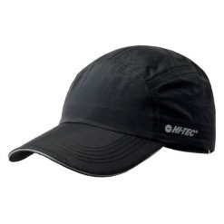 Czapka Z Daszkiem Unisex Dla Dorosłych Logo Sakato. Czarne czapki damskie Hi-tec, bez wzorów, sportowe. Za 53.99 zł.