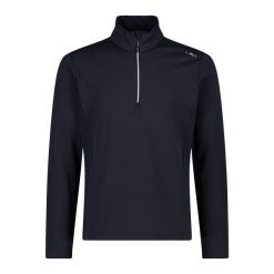 Kurtka narciarska CMP. Niebieskie kurtki sportowe męskie CMP, bez wzorów, z materiału, bez kaptura, narciarskie. Za 239.99 zł.