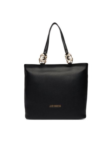 LOVE MOSCHINO Torebka JC4005PP1OLB0000 Czarny. Czarne shopperki damskie Love Moschino, bez wzorów, ze skóry, bez dodatków. Za 1,009.00 zł.