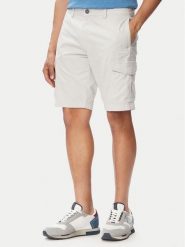 Napapijri Szorty materiałowe N-Deline NP0A4HOT Kremowy Regular Fit. Białe szorty męskie Napapijri, bez wzorów, z bawełny. Za 399.99 zł.