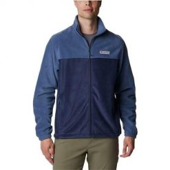 Bluza sportowa męska Columbia Steens Mountain 20 Full Zip Fleece. Niebieskie bluzy sportowe męskie Columbia, m, bez wzorów, z poliesteru, bez kaptura, trekkingowe. Za 159.99 zł.