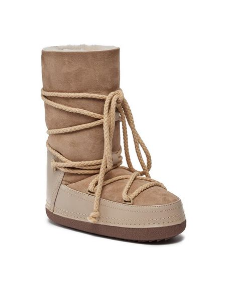 Inuikii Śniegowce Classic High 75107-007 Beżowy. Brązowe śniegowce damskie Inuikii, ze skóry, bez zapięcia. Za 1,149.00 zł.