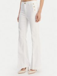Liu Jo Jeansy UA6162 T456A Biały Flare Fit. Białe jeansy damskie Liu Jo, bez wzorów, z bawełny. Za 819.99 zł.