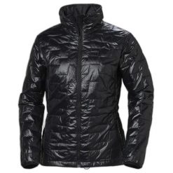 Kurtka damska Helly Hansen lifaloft insulator. Czarne kurtki sportowe damskie Helly Hansen, na zimę, s, bez wzorów, bez ramiączek, bez kaptura, narciarskie. Za 855.50 zł.