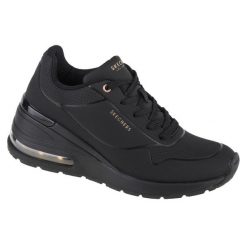 Buty sportowe Sneakersy damskie, Skechers Million Air-Elevated Air. Czarne obuwie sportowe damskie Skechers, bez wzorów, z materiału, bez zapięcia, trekkingowe. Za 459.00 zł.