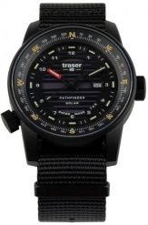 Zegarek męski Traser TS-111392 czarny. Czarne zegarki męskie Traser, bez wzorów. Za 2,890.00 zł.